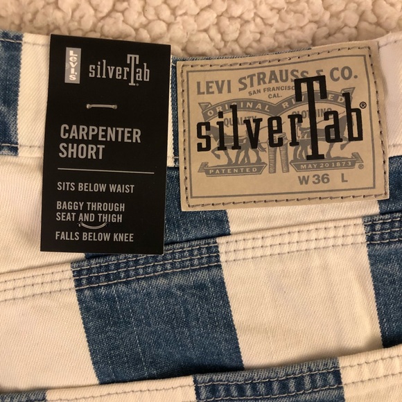 LEVI’S Men’s Silvertab Carpenter Shorts - Picture 8 of 8